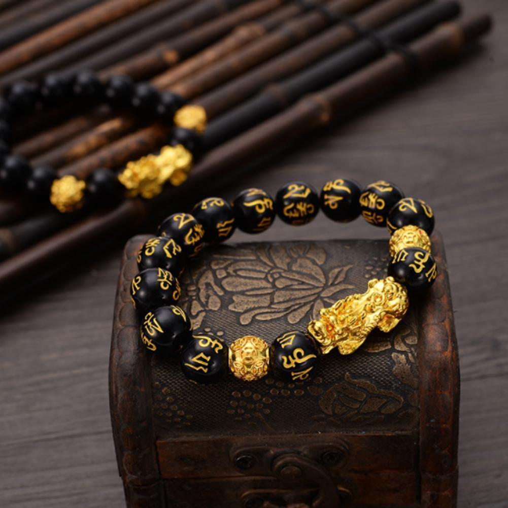 Amazon.com: ZHOU LIU FU 24K Solid Gold Bracelet, Real Pure Gold Jewelry  Charm Bracelet Avalokitesvara Buddha Wealth Blessing Chain for Women Men  Teen Girls: Clothing, Shoes & Jewelry
